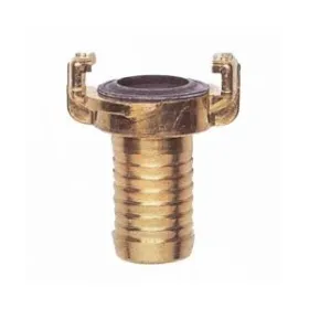 Quick coupling - mm.15 - brass p/rubber