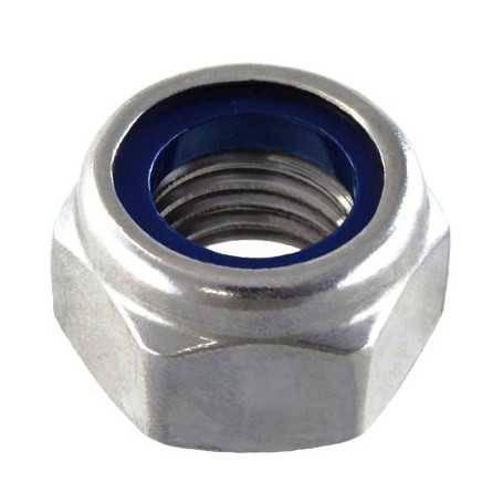 Dado autobloccante - m 20 - inox           uni 7473