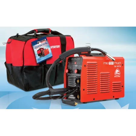 Nogas stayer wire welder - multi mig 131 - w / wire + torch and electrode kit