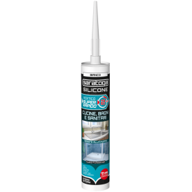 Saratoga acetic silicone - transparent - ml.280 - super fast
