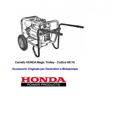 Trolley for Honda ECT, EG and WT generators.