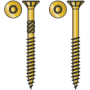 Wood screw torx z.gialla - 4 x 45 -