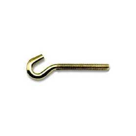 Screw with galvanized hook - m. 6 - l mm.81