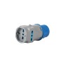 Industrial adapter - vb-73100 - 2p+t 16a 220v cee plug