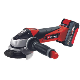 Einhel battery grinder - te-ag 18/115 4ah - kit 1 battery + charger and suitcase
