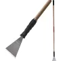 Straight scraper mass - 10 cm with handle - 150 cm long