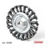 Circular brush m/twisted - sgm-d.115 - m14 steel