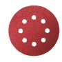 Abrasive sheets d.125 v bosch - 2608605644 - red-gr.180-pcs.5
