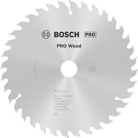 Bosch widia circular saw blade - 165x20-d.24 - se wo