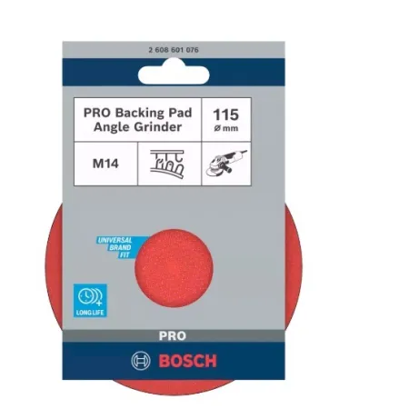Bosch backing pad - 2608601076 - d.115-veneer