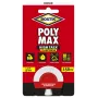 Poly max double-sided tape - white - mm.19 x 1.5mt.