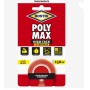 Poly max double-sided tape - transparent - mm.19 x 1.5mt.