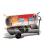 Diesel hot air generator - ge20-20.000 kcal - red - without exhaust