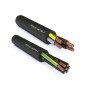 Neoprene Cable - 4 x 2.5 Black - Flexible