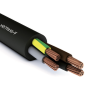 Neoprene Cable - 5 x 2.5 Black - Flexible
