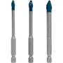 Punte hex-9 set bosch - d. 5/6/8 - pz.3 - hardcer