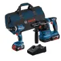 Bosch GSB18V-45+GBH18V-22 Kit - with bag - charger + 2 x 4Ah batteries
