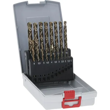 Set of metal drill bits hss-e - bosch cobalt - pcs. 19 from 1-10