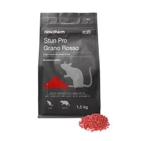 Red grain rodenticide bait - newpharm - 1.5kg bag