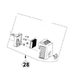 Engine cpl air filter docma - 418883 - for engine (508 only)