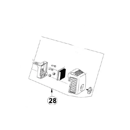 Engine cpl air filter docma - 418883 - for engine (508 only)