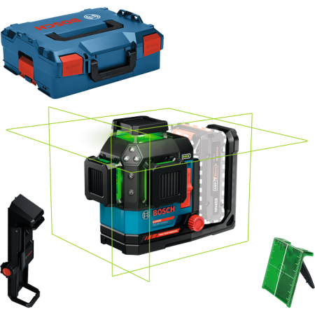 Laser level 1 bosch expert - exll18v-120-33cg - naked