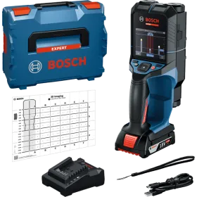 Bosch Expert Metal Detector - D-Tect18V200-17C - with 2 Ah battery and charger