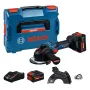 Bosch Expert 125 EXWS 18V-15S Angle Grinder with 2 Batteries and Charger