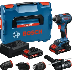 Bosch Expert Drill Driver - EXSR18V-90FC Acc - with 2x4AH + 4 Chucks