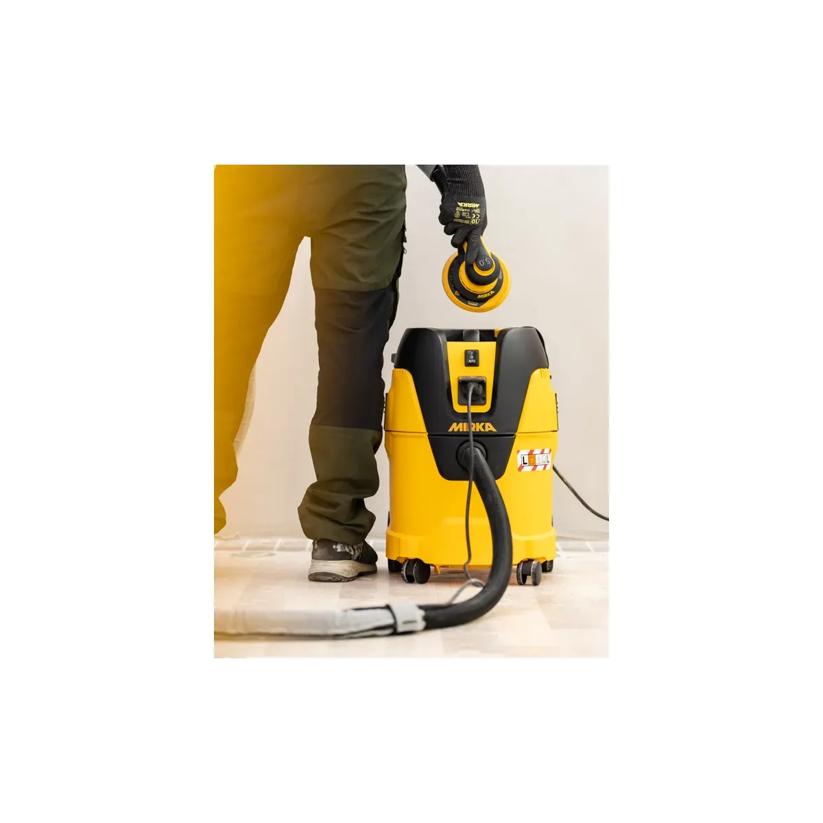 Mirka 4-Meter Vacuum Hose - Lightweight Flexible Hose For Dust Extraction Systems