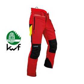 Pfanner cut-proof trousers - size l gladiator - fan red