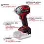 Einhell 1/2" Impact Wrench - TP-CW 18/350-C - Pro Naked Line Without Batteries