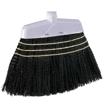 High mass warehouse broom - black stitched - without handle