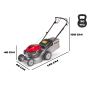 Honda HRG 416 SK 41 cm self-propelled lawnmower