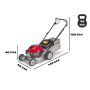 Honda HRG 466 SK 46 cm self-propelled lawnmower