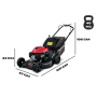 Honda HRN 536 VK 53 cm Self-Propelled Lawnmower | Powerful and Versatile