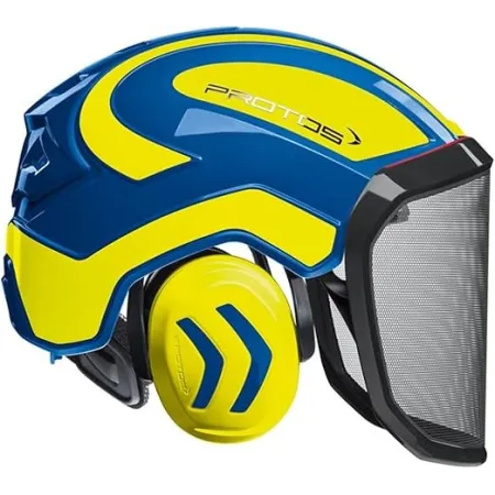 Pfanner Protos Helmet - Forest - Blue/Yellow
