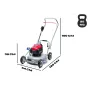 Grin BM46-82V Battery-Powered Lawnmower - 46 cm Without Collection