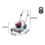 Grin BM53A-82V Battery-Powered 53cm Self-Propelled Lawnmower