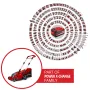 Einhell RASARRO 36/42 Kit Pro | 36V Lawnmower with Two 5.2Ah Batteries