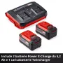 Einhell RASARRO 36/42 Kit Pro | 36V Lawnmower with Two 5.2Ah Batteries