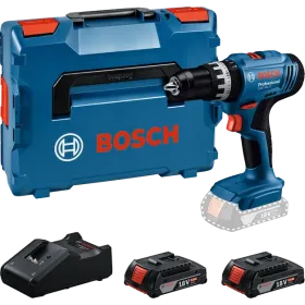 Bosch GSB 18V-25 Cordless Drill Driver with 2 Batteries and L-Case