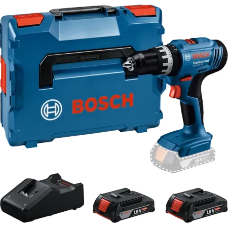 Bosch GSB 18V-25 Cordless Drill Driver with 2 Batteries and L-Case