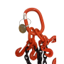 4-arm chain pendant - 8 mm - 4 m - 4.2 m - with shortening hooks