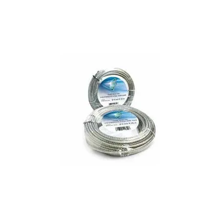 Steel rope 133 wires, diameter 4 roll 50 metres.