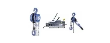 Hoists and Tirfor. Hoists accessories, steel cables, pulleys