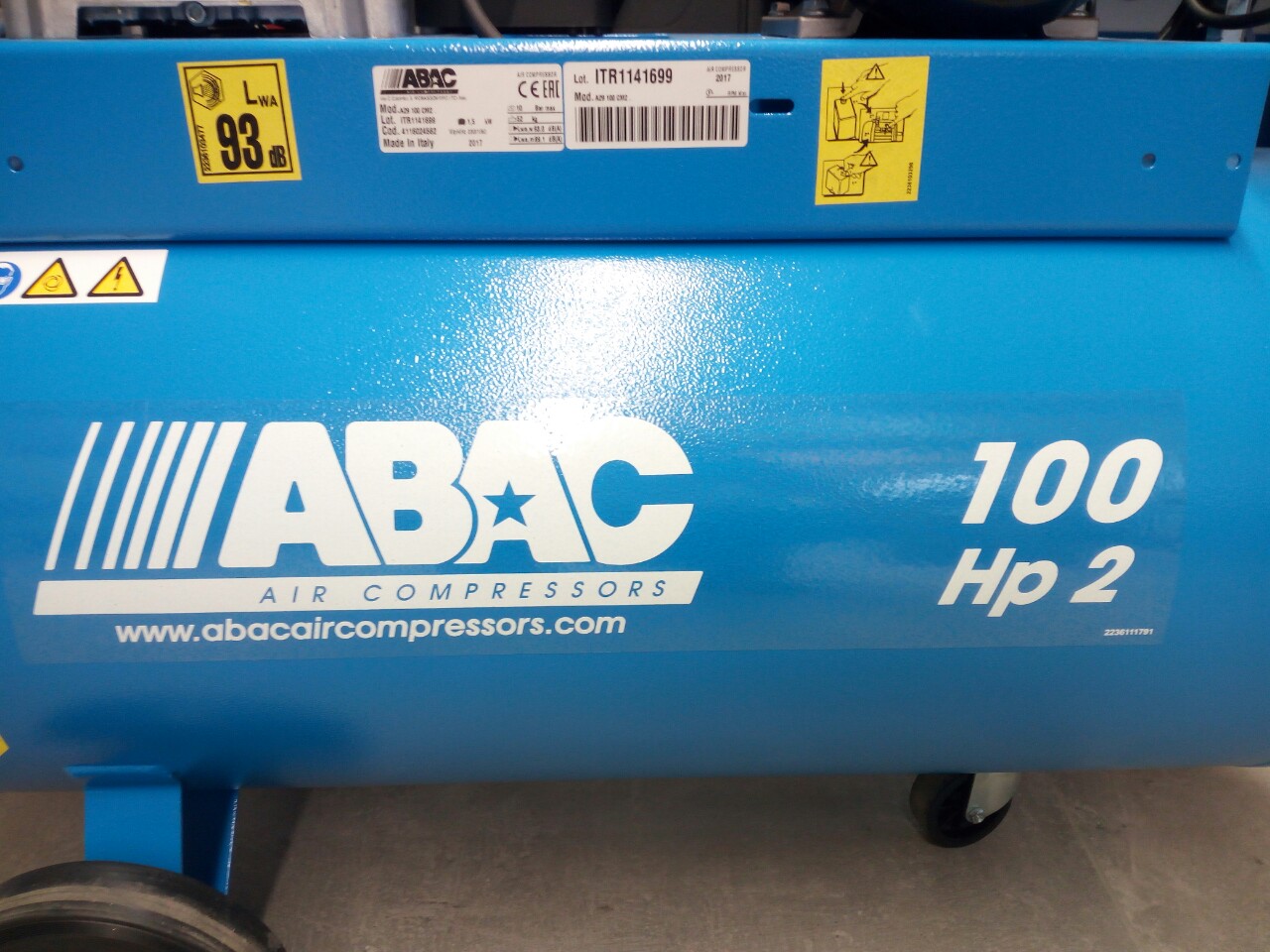 ABAC Compressore 100 Hp2 M C2 A29 100 Cm2 