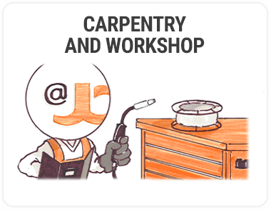 Utensili e attrezzature per carpenteria e officina