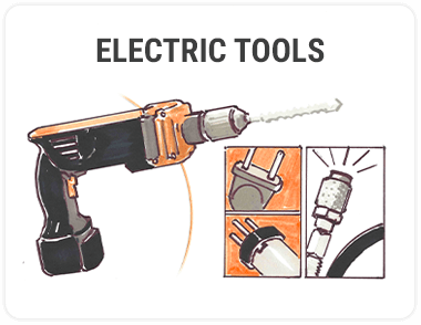 Attrezzi elettrici e utensili ad aria compressa